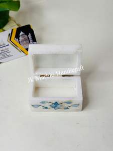 Wholesale Best Price Marble Inlay Work Natural Spot Jewelry <b>Box</b> Customizable Style Durable and Excellent Quality - Product Image 5