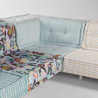 Ensemble de canapés modulaires de luxe modernes pour salon, canapé-lit en tissu pour villa et appartement