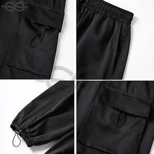 Pantalones Cargo holgados para hombre, pantalones Cargo informales de paracaídas, bolsillos, pantalones bombachos holgados de Hip Hop, ropa elegante para el día a día - Product Image 6