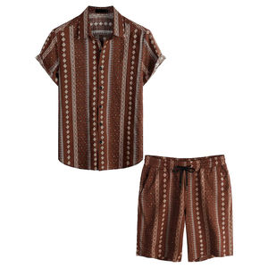 เสื้อยืดพิมพ์ลายสำหรับผู้ชายชุดสั้นผ้านุ่มพิมพ์ลายสำหรับผู้ชาย - Product Image 1