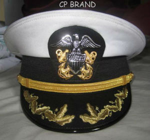 Chất Lượng Cao Cá Nhân Tùy Chỉnh Mũ Sĩ Quan Mũ Chúng Tôi Đồng Phục Trắng Hat Với Thêu Trên Giá Rẻ Giá - Product Image 5