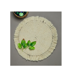 Vente en gros de napperons et tampons en coton tissés à la main Design fantastique Porte-pot Utilisation très populaire pour la décoration de table dans les hôtels - Product Image 2