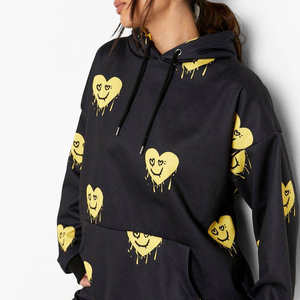 Ensemble survêtement deux pièces pour femme, streetwear d'hiver, 100% coton, respirant, lavage à l'acide, sweat-shirt à capuche et pantalon - Product Image 3