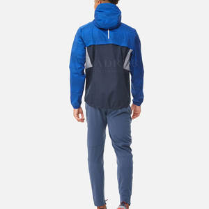 Conjunto de sudadera cortavientos ligera con diseño de cremallera para uso en exteriores Conjunto de sudadera cortavientos impermeable - Product Image 2