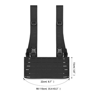 Chaleco modular ligero y portaplacas, chaleco táctico, adecuado para caza, senderismo y montaña - Product Image 2