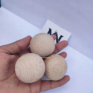 Bolas de Madera de Haya Ecológicas, Esferas Pulimentadas Hechas a Mano para Proyectos de Bricolaje y Decoración - Product Image 5
