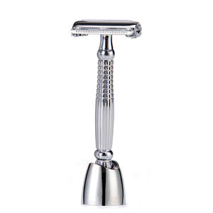 Maquinilla de afeitar de seguridad personalizada con revestimiento de Color para hombre, maquinilla de afeitar de media hoja de acero inoxidable, maquinilla de afeitar profesional de acero inoxidable - Product Image 4