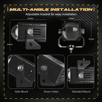 Luz de Conducción Auxiliar LED para Motocicleta, Mini Faro Delantero para Bicicleta Eléctrica Senlo X1GT, Larga Duración