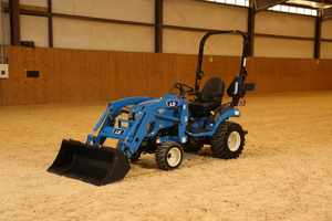 Tracteur utilitaire compact LS MT232HEC MT125 32HP avec chargeur et pelle rétrocaveuse, vente directe d'usine - Product Image 3