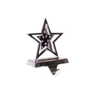 Support de bas STAR en métal élégant pour décor de Noël Design festif élégant idéal pour accessoire d'affichage de bas meilleure vente - Product Image 1