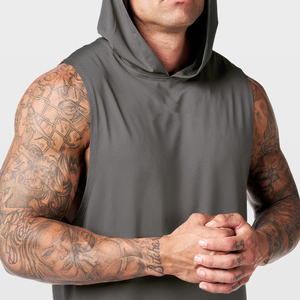 Ventes en gros de débardeurs de sport pour hommes, débardeurs de musculation pour la salle de sport |   Sweat-shirts de sport en coton personnalisés, fabrication OEM disponible - Product Image 6