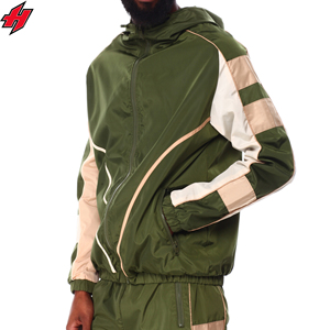 2025 ropa deportiva personalizada Unisex de alta calidad transpirable para correr cortavientos chándal logotipo reflectante Casual Zip conjuntos ecológicos - Product Image 4