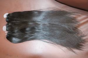 Compre 100% extensiones de cabello humano liso indio crudo sin procesar de alta calidad - Product Image 5