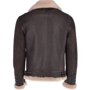 Chaqueta de Invierno de Piel de Oveja Genuina de Primera Calidad para Hombre y Mujer, Transpirable, Ecológica, Estilo Urbano, Cierre de Cremallera, Duradera - Product Image 5