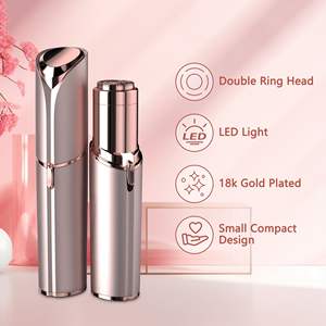 Depiladora Eléctrica Indolora para Mujer, Resistente al Agua IPX7, Dispositivo para Eliminar el Vello Facial y de Labios, con Luz - Product Image 6