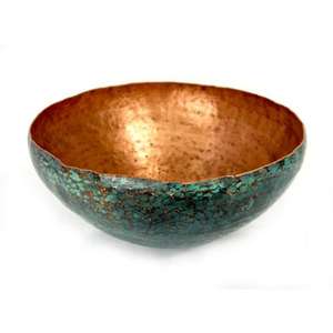 Cuencos de cobre de diseño antiguo hechos a mano para exhibir con un gran cuenco de cobre con acabado Premium antiguo - Product Image 5