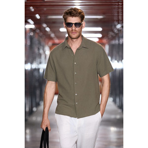 Chemise ajustée pour homme GRIMELANGE LUNAS, 100% coton biologique, coupe classique - Product Image 3