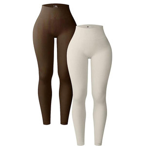 Women Sportswear Yoga Leggings Nylon Spandex Fabric High Waist Custom Size Fit All Season <b>Factory</b> Direct Price Quality Low MOQ - Product Image 1