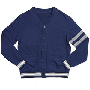 Unisex High Quality Wool/Acrylic <b>Cardigan</b> V-Neck Sororities Fraternity Knitted Sweaters Button Front Stylish Patchwork Quick-Dry - Product Image 1