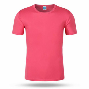 100% poliéster maratón promoción transpirable campaña electoral barata Camiseta lisa de manga corta para hombres - Product Image 5