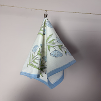 Serviettes carrées en coton faites à la main, personnalisables, durables, respectueuses de la peau, respirantes, écologiques, pour fêtes, motif à pois