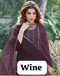 Party Wear <b>Beautiful</b> Printed Dresses Like Long Kurti Top Gown Women Wear Dresses in Wholesale Price in India - Product Image 5