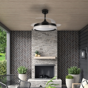 36W lampada LED Ultra silenzioso ventilatore LED con luce dimmerabile AC220V Ultra-silenzioso retrattile lame telecomando caratteristiche Decorative