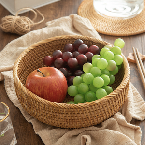 Tazón de servicio de ratán tejido a mano-Natural y ecológico de Vietnam Viet Fargimex - Product Image 3