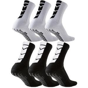 Chaussettes de sport respirantes en nylon pour hommes, antidérapantes, à fond solide, pour le football, le basket-ball, le tennis et les sports d'automne - Product Image 4