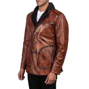 Custom Design <b>Leather</b> Jacket for Men's Style Wholesale High Quality <b>Leather</b> Jacket for Men's jacket for men 2026 - Product Image 4