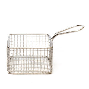 Panier à poisson en acier inoxydable de qualité professionnelle métal de qualité supérieure finition brillante résistance supérieure stockage carré pour coloré - Product Image 1