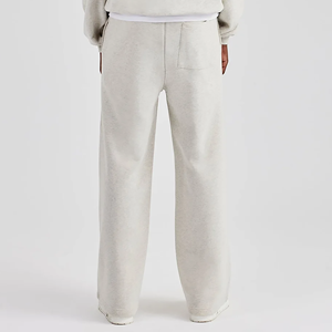 Vente en gros sur mesure 100% coton français éponge léger Baggy pantalon pour hommes Logo personnalisé Streetwear pantalon de survêtement lavé - Product Image 5