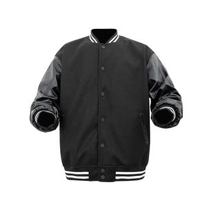 Abrigos de alta calidad de fabricante, chaqueta de hombre de talla grande Bomber Letterman de béisbol personalizada para equipo deportivo - Product Image 1