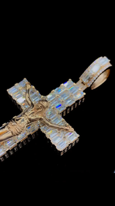 Collier en argent Crucifix péronisé pendentif croix jasus pour bijoux de mode unisexe Mossiante Hip Hop Pendet - Product Image 5