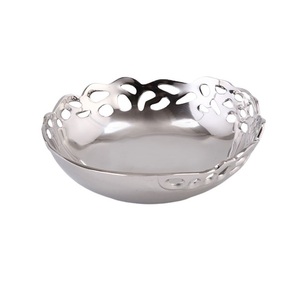 Frutero de diseño hecho a mano para el hogar, hotel, catering, último diseño usado, forma personalizada, cuenco de Metal, cuenco para servir grabado a mano - Product Image 3