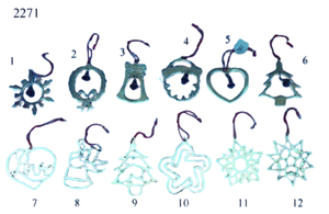 เครื่องประดับโลหะแขวนคริสต์มาสสำหรับตกแต่งบ้านตามเทศกาลงานฝีมือที่เป็นมิตรต่อสิ่งแวดล้อมสีและรูปร่างตามสั่ง - Product Image 4