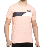 T-shirt imprimé 100 % coton pour homme, coupe ample, col rond, design tendance, collection 2026, vente chaude