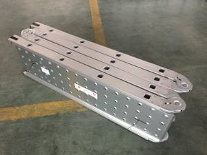 현대식 4x3 알루미늄 다용도 힌지 사다리 소형 접이식 계단 가정용 창고 슈퍼마켓 작업장 아파트 병원용 - Product Image 3