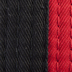 Darrib Impex Cinturones BJJ de calidad premium Nueva llegada Negro Rojo Color contrastante Impreso Logo Artes marciales Equipo deportivo para Karate - Product Image 6