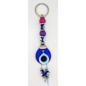 เครื่องประดับพวงกุญแจแก้วตาปีศาจ3x16ซม - Product Image 1