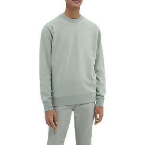 Sudaderas con logotipo personalizado de peso pesado para hombre, diseño de gran tamaño con hombros caídos, técnica bordada de algodón 100% lisa - Product Image 3