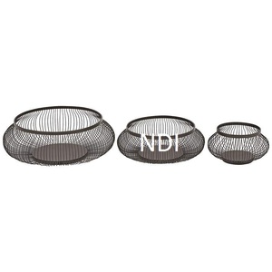 ตะกร้าเก็บผลไม้ลวดเหล็กตกแต่งโต๊ะดีไซน์ทันสมัย - Product Image 2