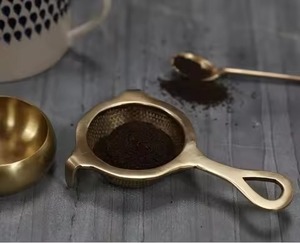 Superior Quality Pure Brass Woven <b>Tea</b> Strainers Best Selling Product Excellent Brass Loose <b>Tea</b> <b>Infuser</b> - Product Image 2
