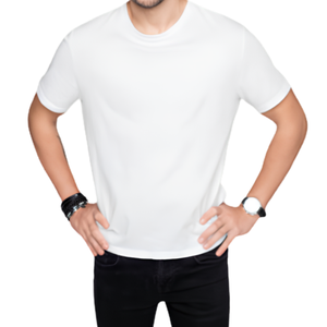 <b>Mens</b> Regular Fit Gym Bodybuilding Athletic T-Shirt 100% Cotton <b>Stretch</b> Crew Neck Short Sleeve Blank Streetwear Breathable - Product Image 2