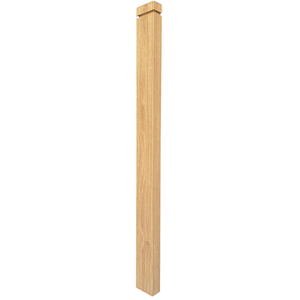 Poteau de balustrade en bois massif d'érable, personnalisable directement en usine, pour escalier, balcon et accessoires de mobilier d'escalier - Product Image 1