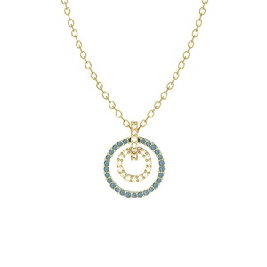 Tranquil Glow Gold/Silver Tachonado Joyería fina Colgantes y dijes Zircon/Moissanite/Lab Grown/Diamante natural - Product Image 1