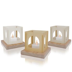 Mini linternas cuadradas doradas con <span class=keywords><strong>velas</strong></span> LED sin llama, linterna decorativa <span class=keywords><strong>para</strong></span> Halloween, Navidad, decoración <span class=keywords><strong>de</strong></span> mesa <span class=keywords><strong>para</strong></span> fiesta <span class=keywords><strong>de</strong></span> boda - Product Image 6