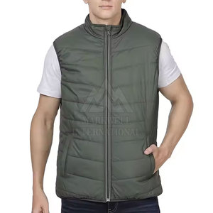 Gilet d'hiver matelassé pour homme, design personnalisé avec votre propre logo, vêtements décontractés pour homme, gilet d'hiver matelassé pour homme - Product Image 3