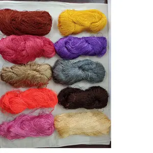 3 Ply Embroidery Thread made from Rayon and Viscose fiber suitable for use in Embroidery and ideal for use as Fringes in Scarf