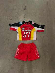 2025 nouveau Design hommes Jersey T-shirt & Shorts ensemble personnalisé Sublimation imprimé Jersey chemise & Shorts ensemble été Street Wear - Product Image 2